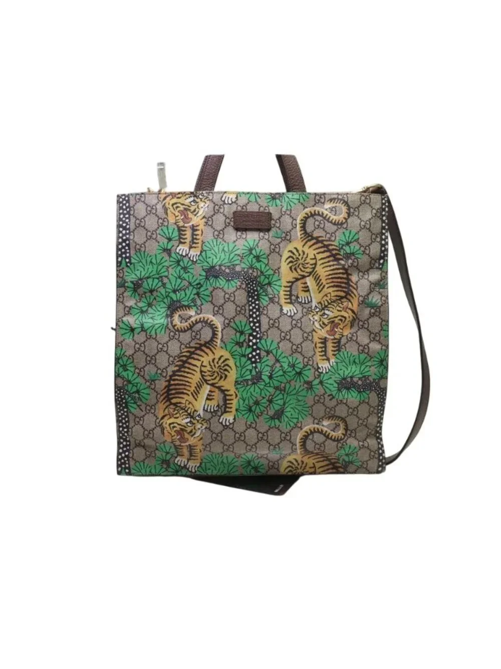 Gucci GG Supreme Bengal 2-Way Tote Bag